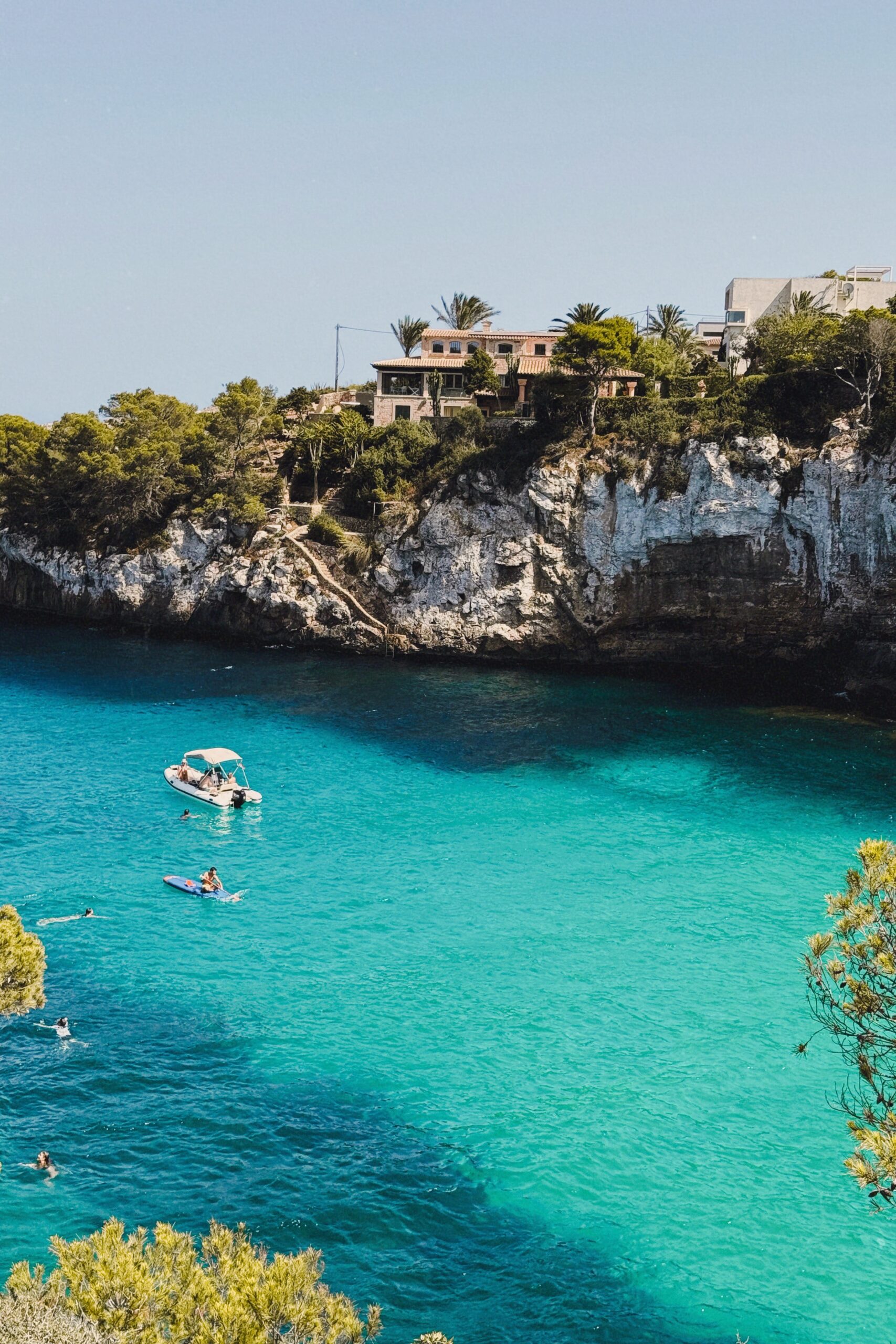 Clear blue beach at Cala d'Or, Santanyí, Mallorca Island – A stunning summer destination perfect for a relaxing holiday.